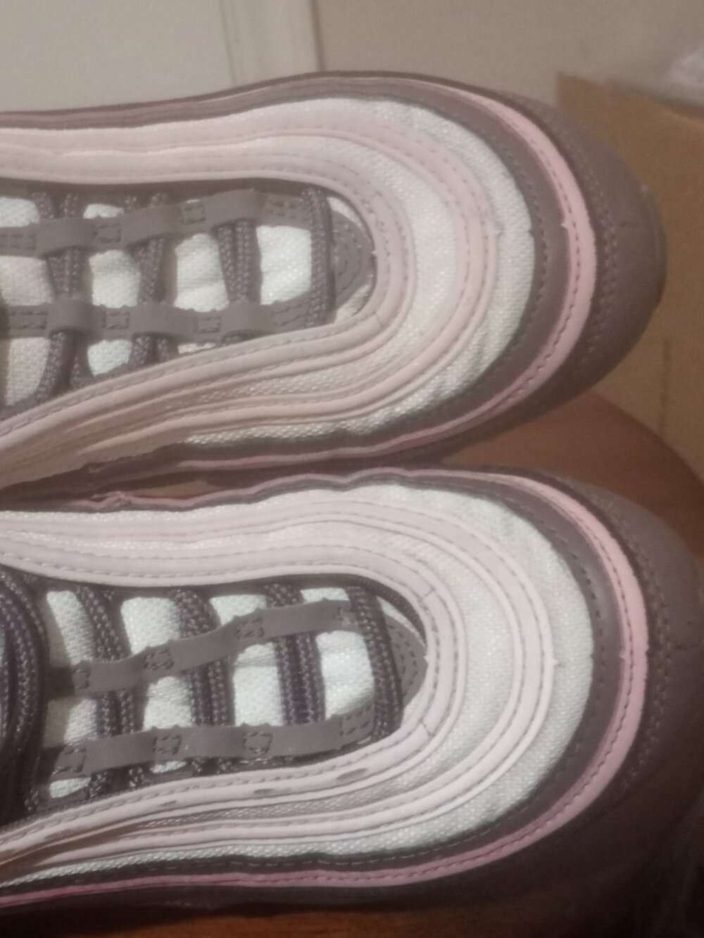 Nike Air Max 97 Shoes Youth 7Y GS 921522-200 Violet Ore/Pink - - Picture 13 of 13